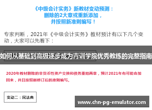 如何从基础到高级逐步成为青训学院优秀教练的完整指南