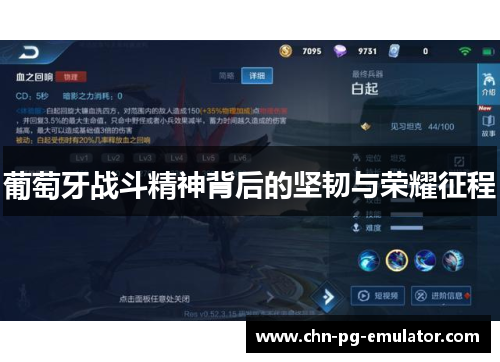 葡萄牙战斗精神背后的坚韧与荣耀征程