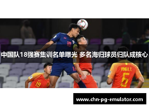 中国队18强赛集训名单曝光 多名海归球员归队成核心